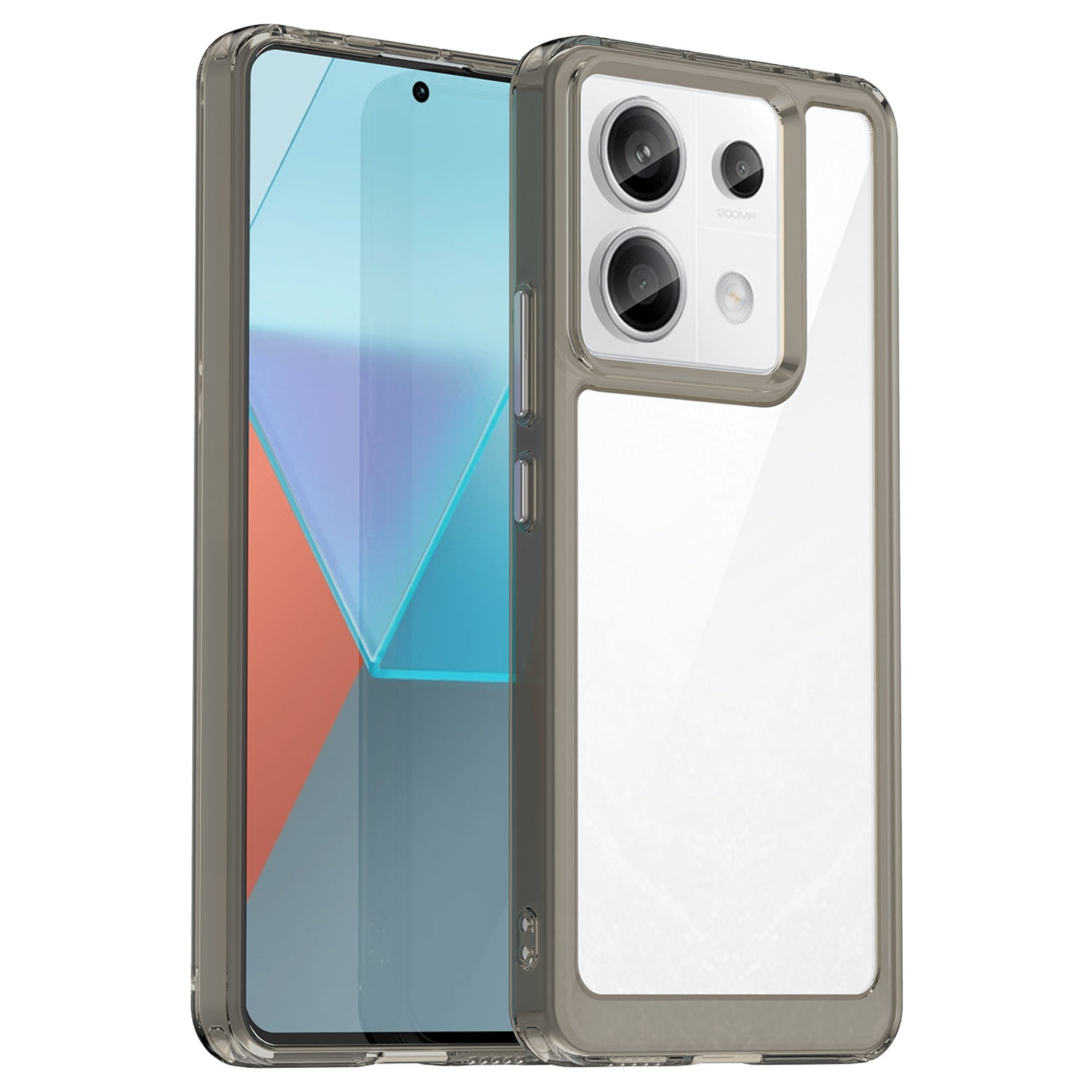 For Xiaomi Redmi Note 13 Pro 5G / Poco X6 5G Phone Case TPU+Acrylic Protective Cover - Blue For Xiaomi Redmi Note 13 Pro 5G / Poco X6 5G Phone Case TPU+Acrylic Protective Cover - Blue